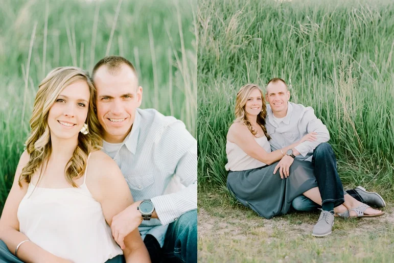 Manitowoc Wisconsin Sunset Engagement Photos
