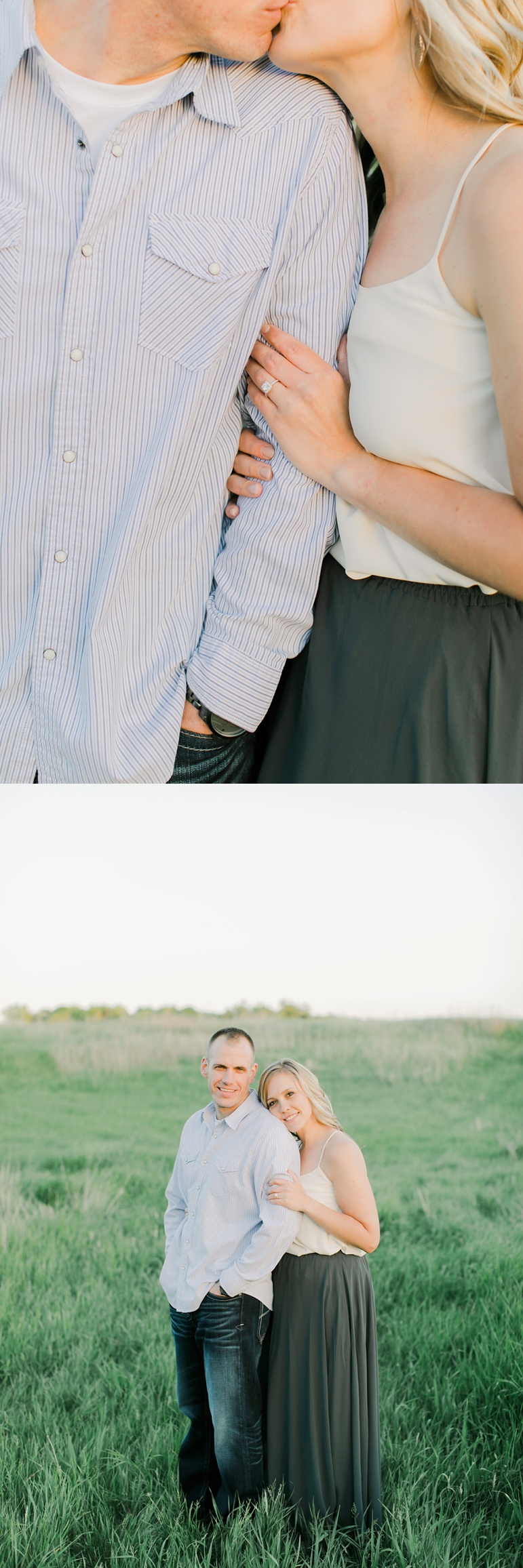 Manitowoc Wisconsin Sunset Engagement Photos