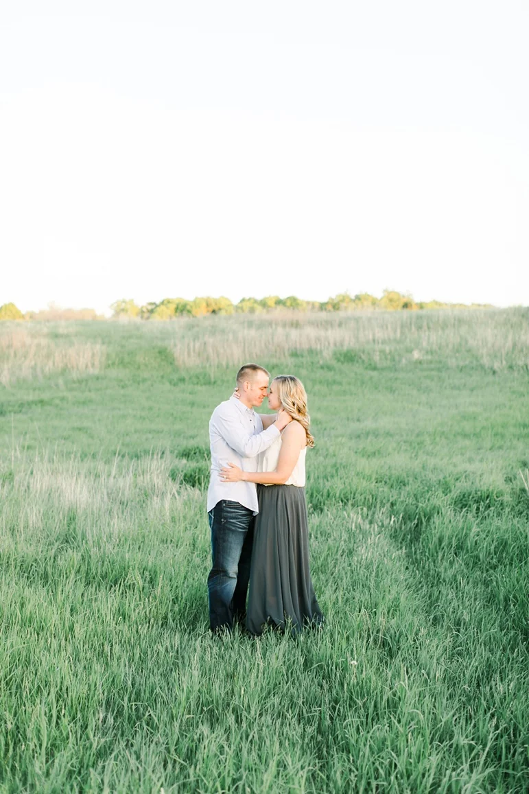 Manitowoc Wisconsin Sunset Engagement Photos
