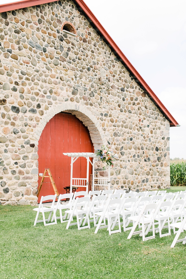 Town of Chase Stone Barn Green Bay WI Wedding