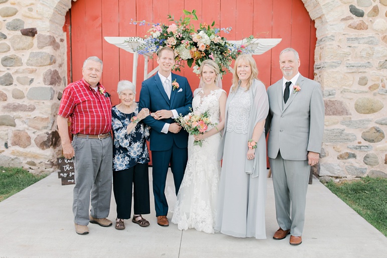 Town of Chase Stone Barn Green Bay WI Wedding