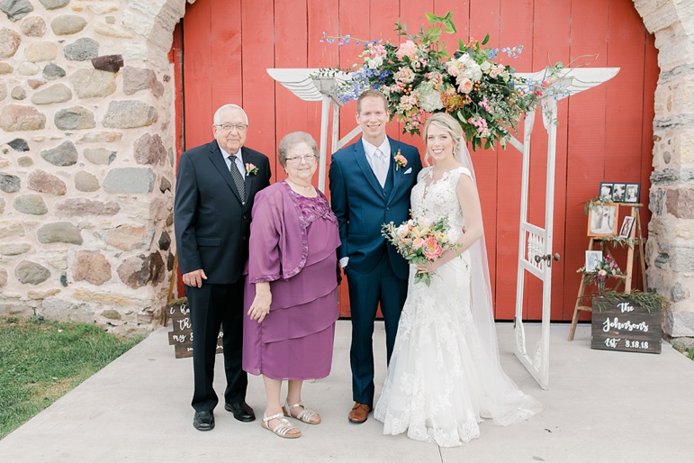 Town of Chase Stone Barn Green Bay WI Wedding