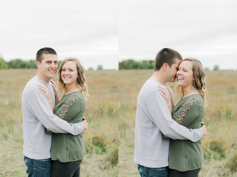 Green Bay Wisconsin Fall Engagement Photos