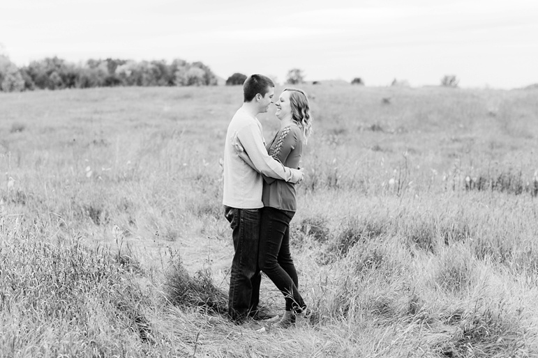 Green Bay Wisconsin Fall Engagement Photos