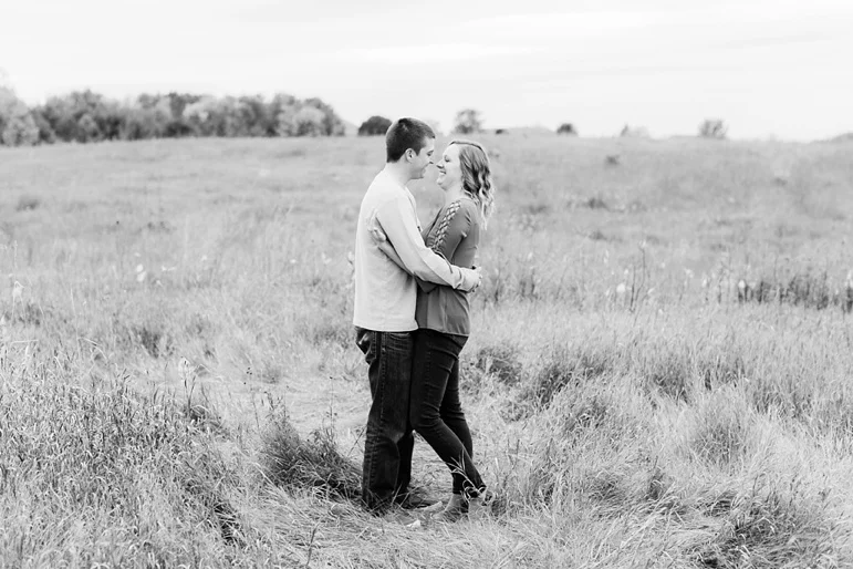 Green Bay Wisconsin Fall Engagement Photos