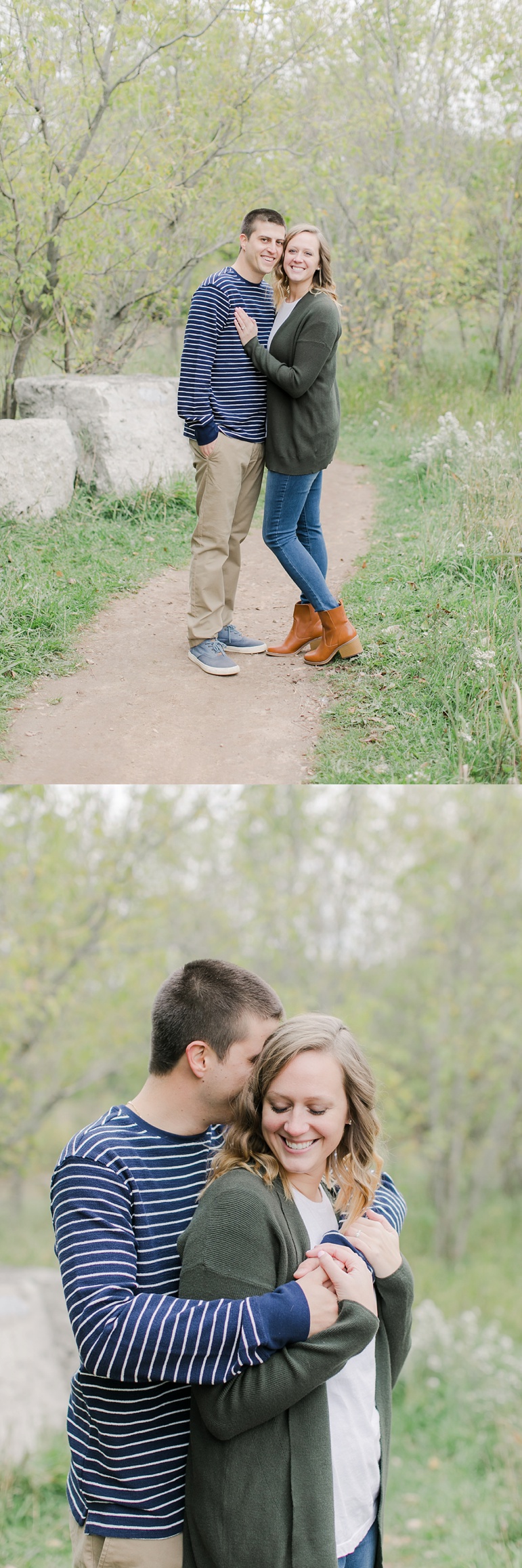 Green Bay Wisconsin Fall Engagement Photos