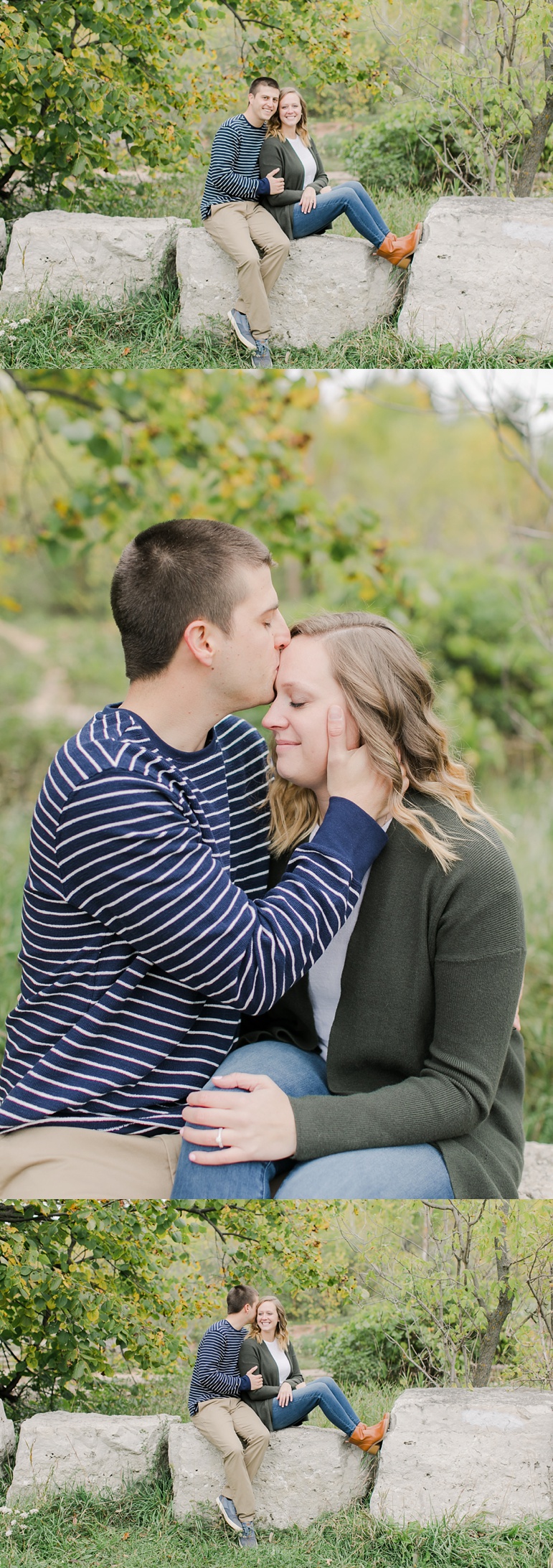 Green Bay Wisconsin Fall Engagement Photos