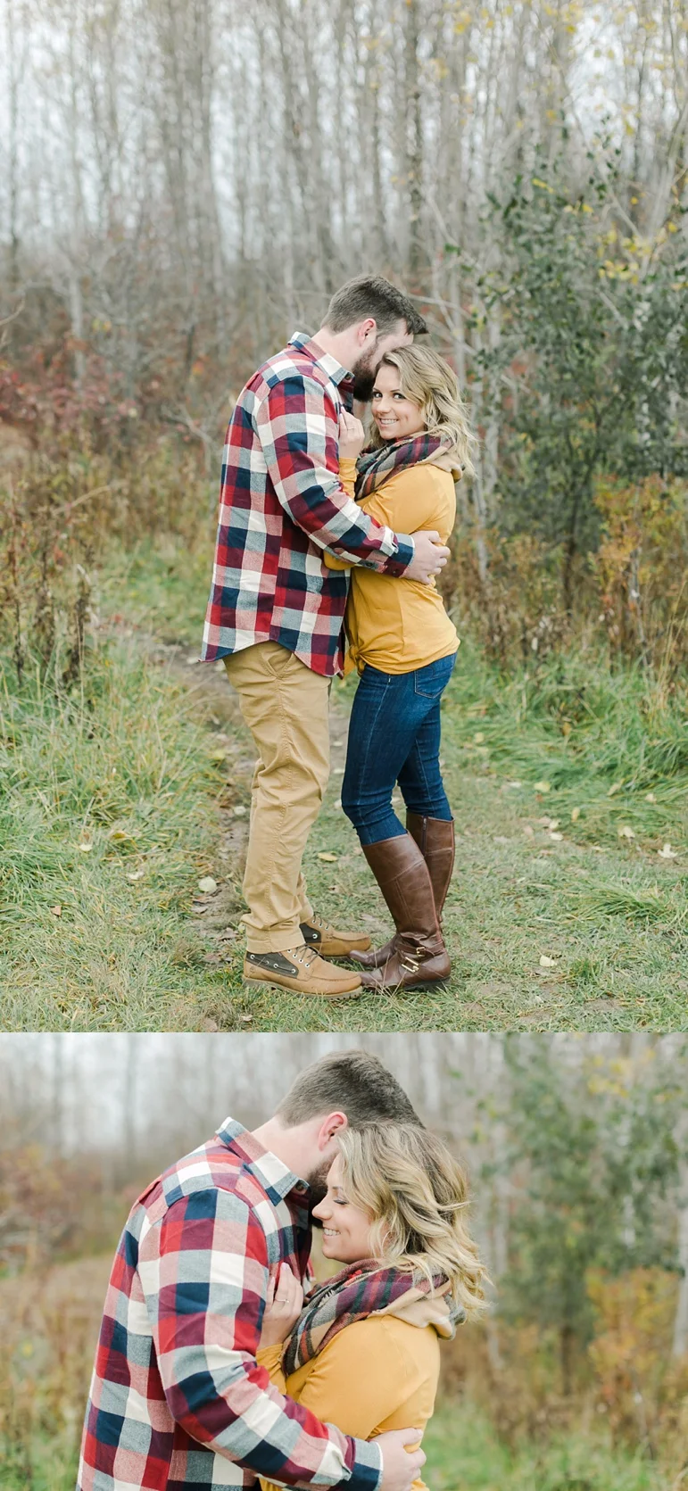Fall Engagement Photos Milwaukee