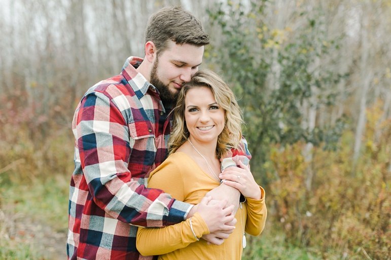 Fall Engagement Photos Milwaukee