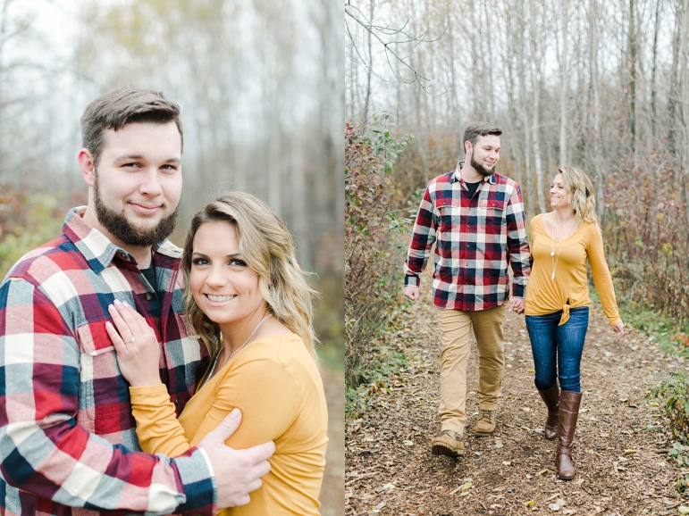 Fall Engagement Photos Milwaukee