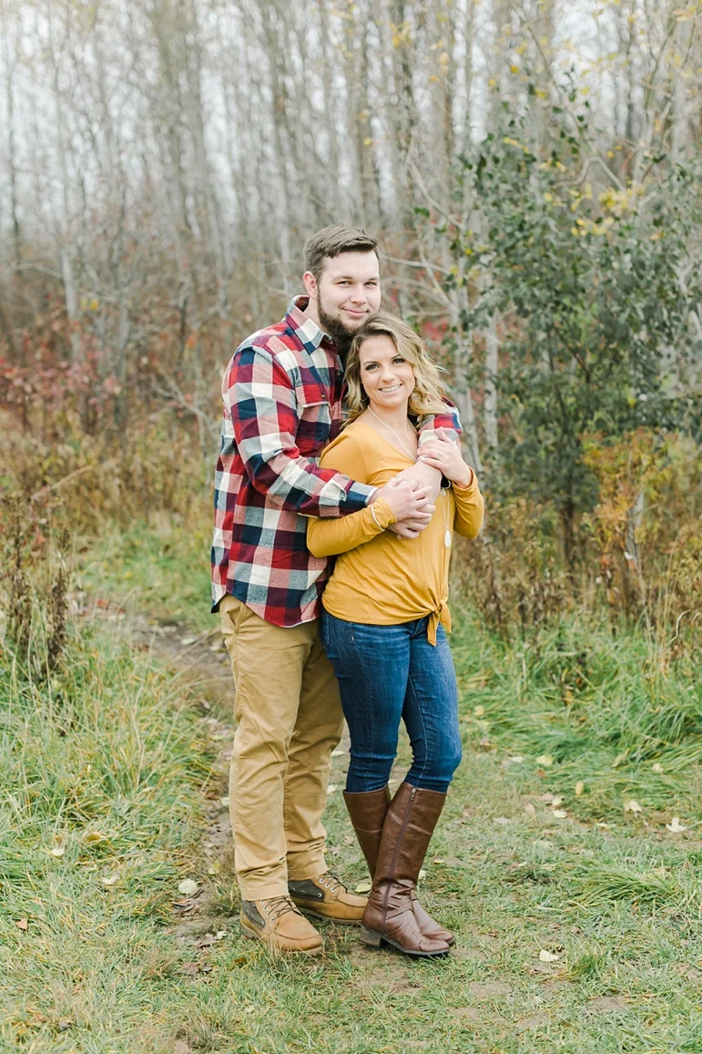 Fall Engagement Photos Milwaukee