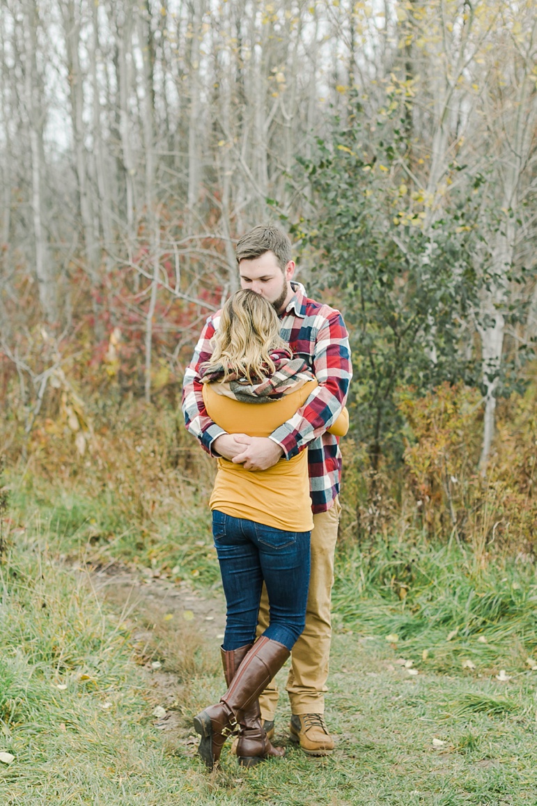 Fall Engagement Photos Milwaukee