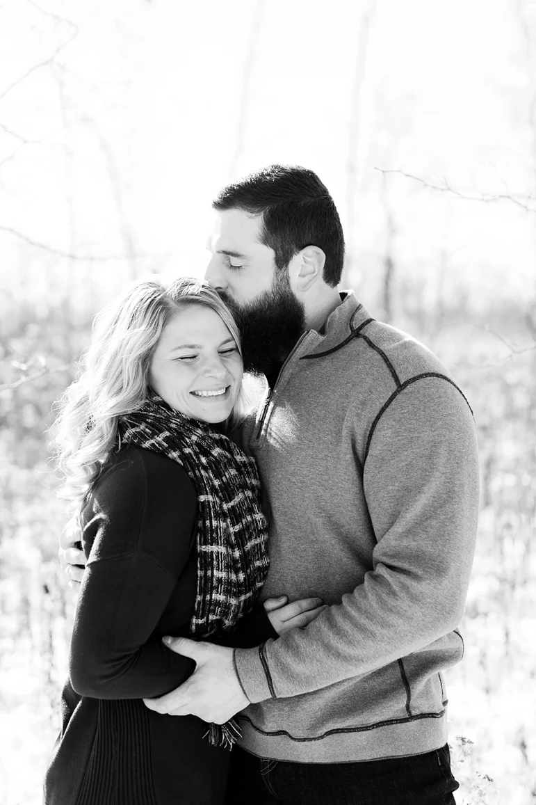 Milwaukee Winter Engagement Session Lions Den Gorge