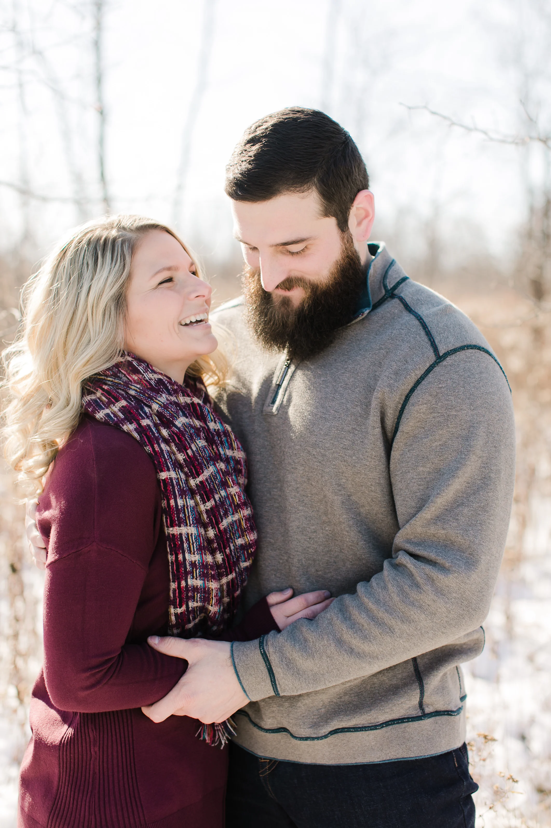 Milwaukee Winter Engagement Session
