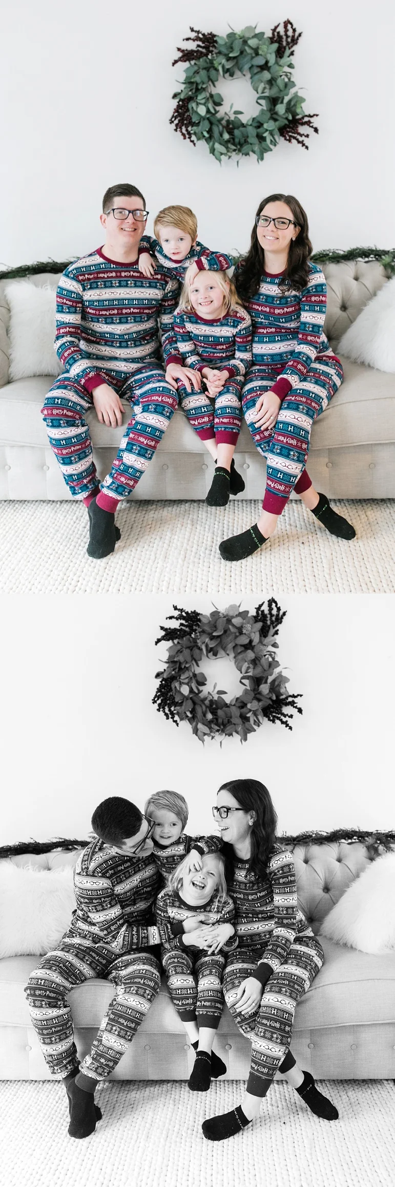 Green Bay Family Pajama Photos