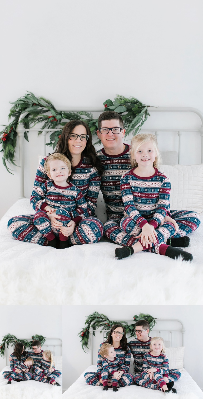 Green Bay Family Pajama Photos