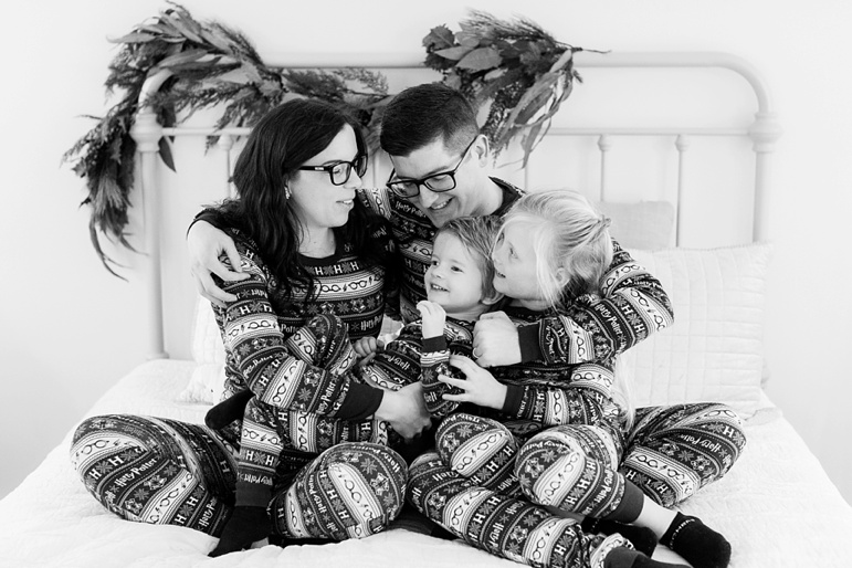 Green Bay Family Pajama Photos