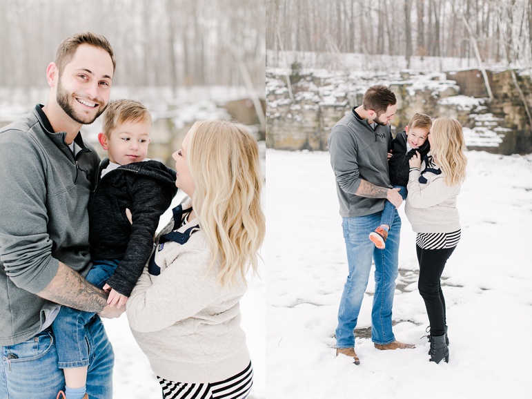 Appleton Family Photos at High Cliff State Park 