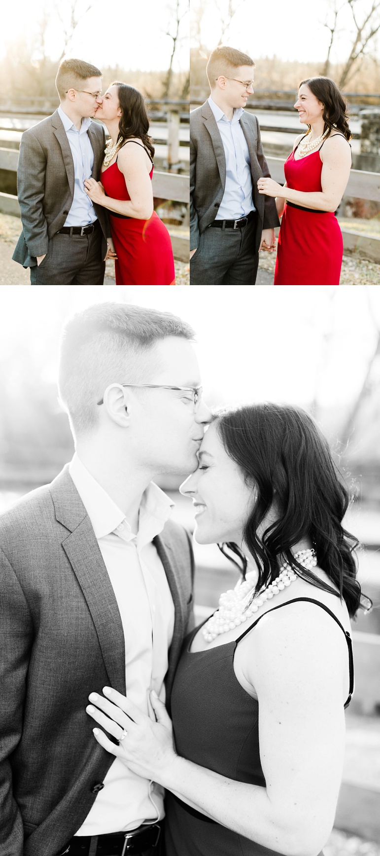 Cedarburg Covered Bridge Engagement Photos