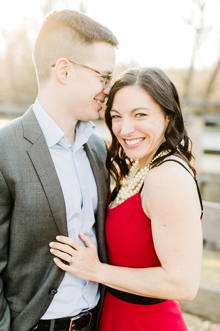 Cedarburg Covered Bridge Engagement Photos