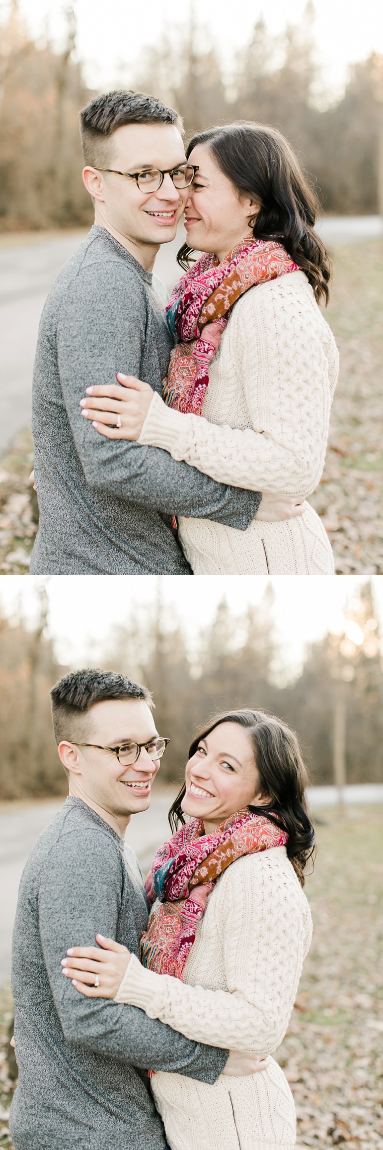 Cedarburg Covered Bridge Engagement Photos