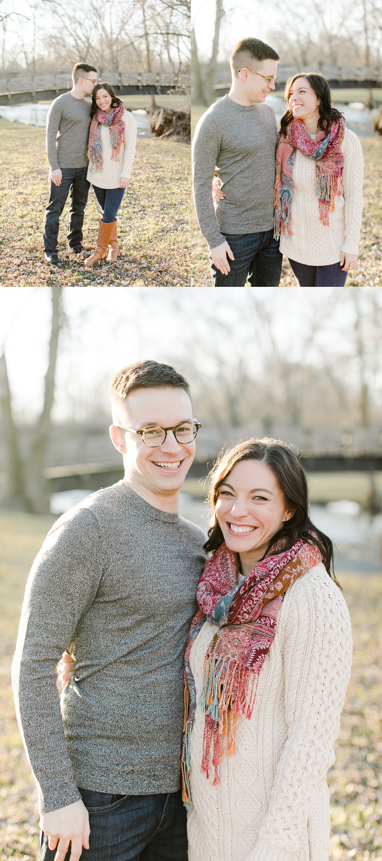 Cedarburg Covered Bridge Engagement Photos