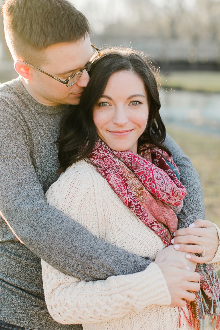 Cedarburg Covered Bridge Engagement Photos