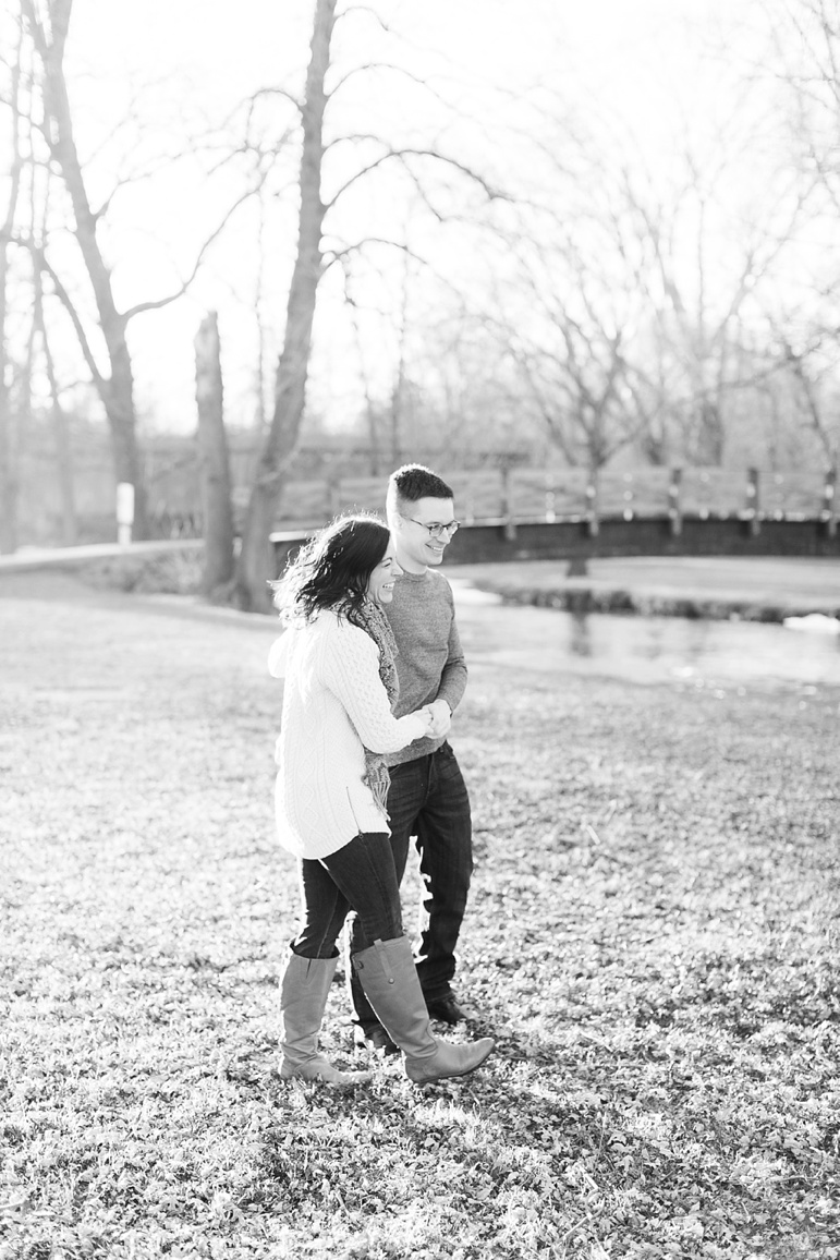 Cedarburg Covered Bridge Engagement Photos