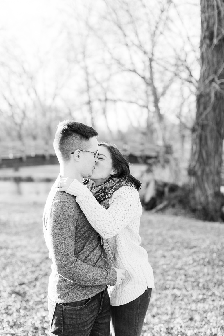 Cedarburg Covered Bridge Engagement Photos