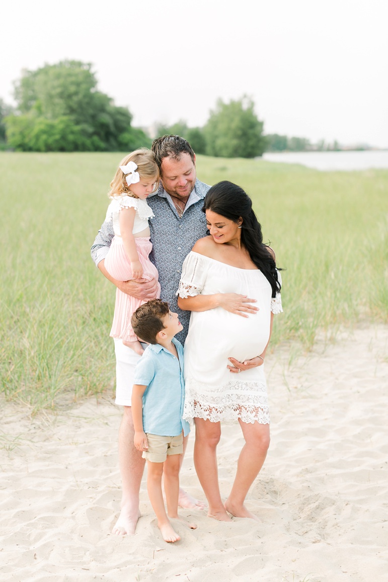Wisconsin Beach Maternity Photos