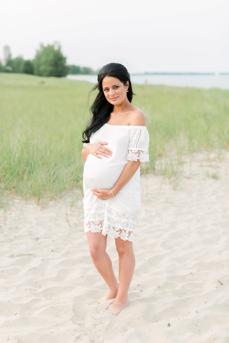 Wisconsin Beach Maternity Photos