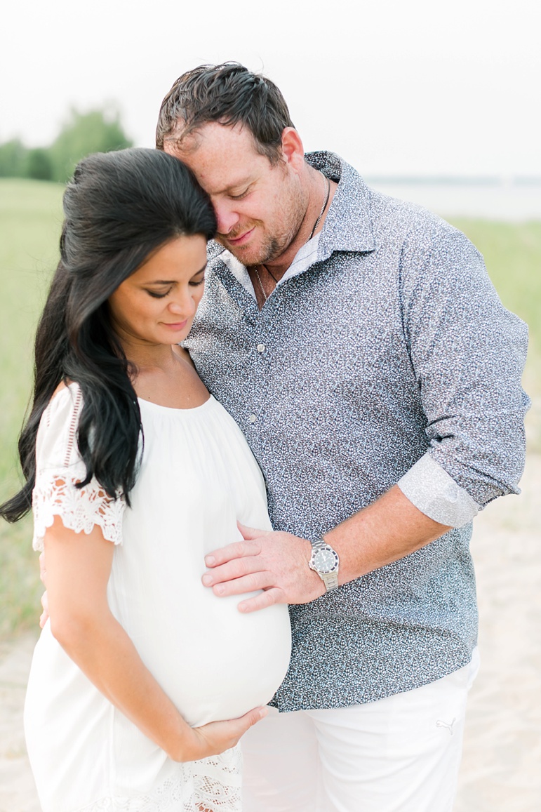 Wisconsin Beach Maternity Photos