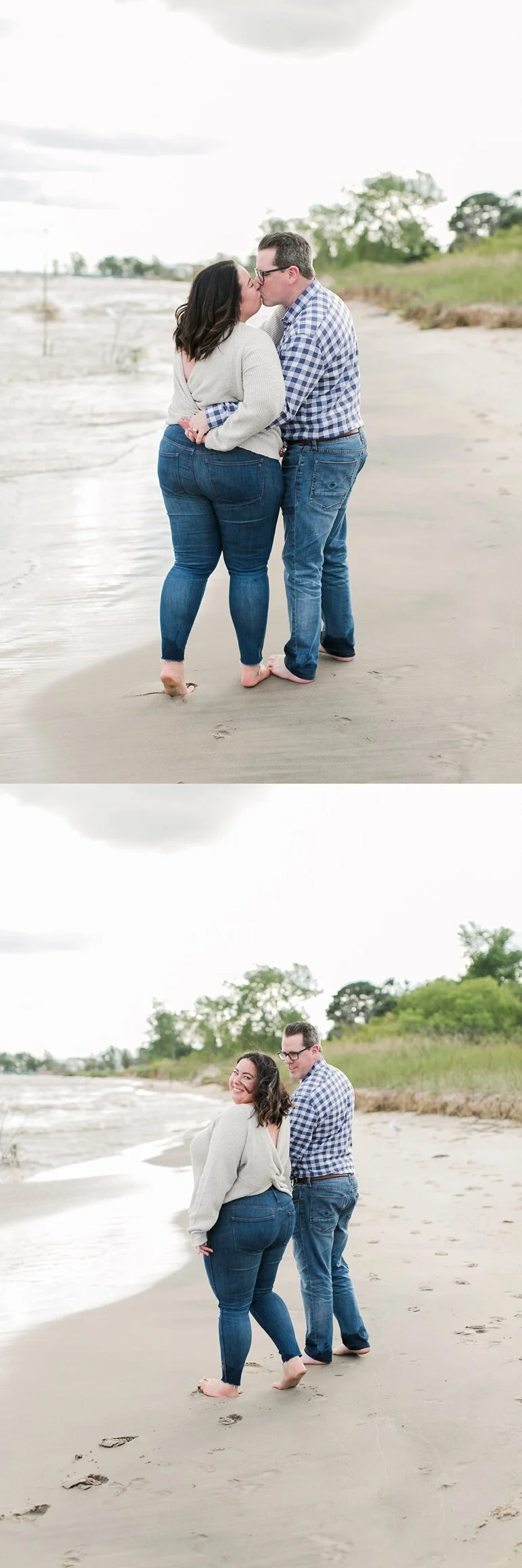 Wisconsin Beach Anniversary Session