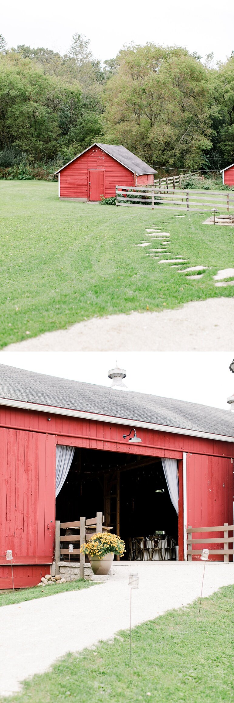 The Barn at Wagon Wheel Farm Lake Geneva Wedding