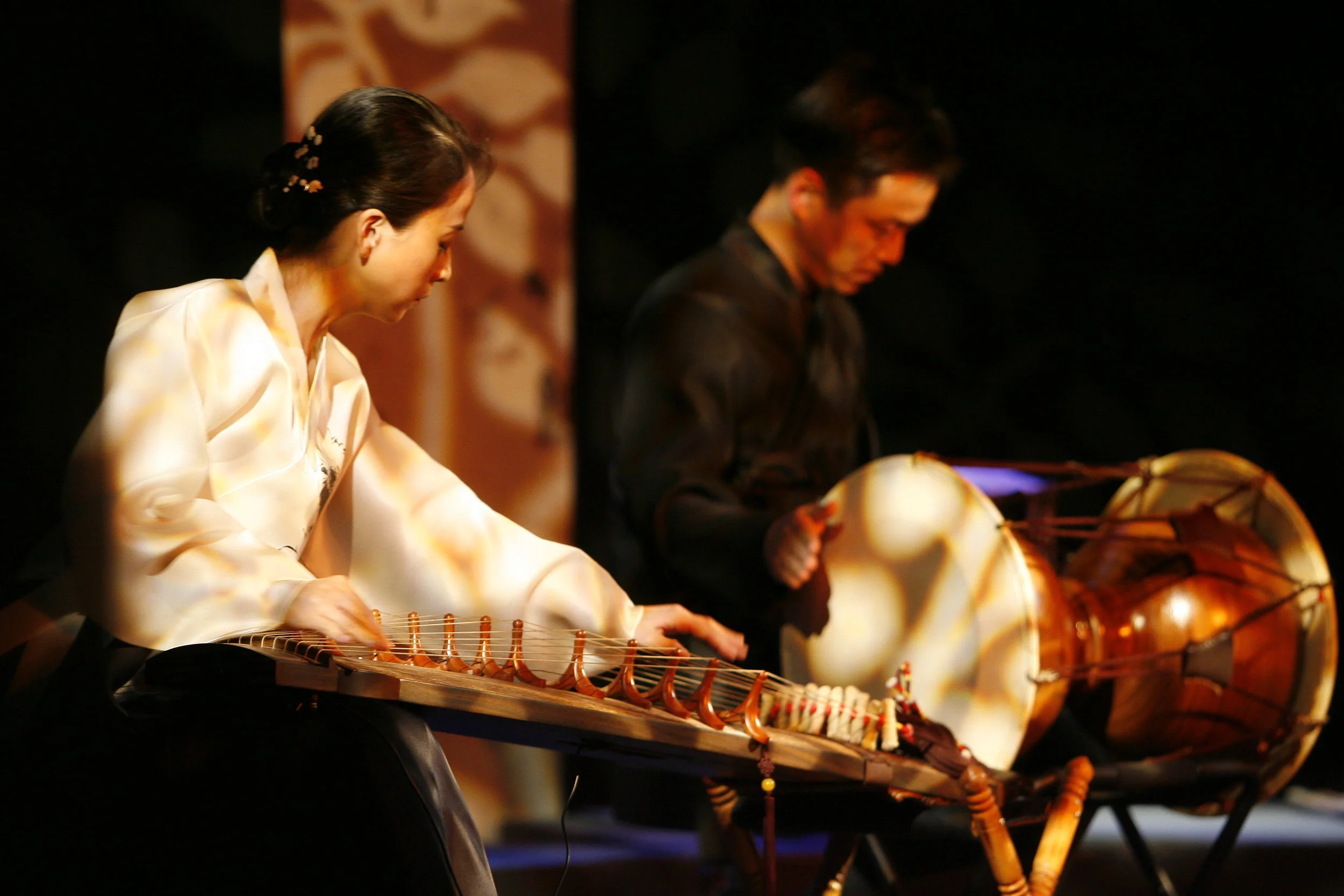 with Ms Joo Hyung Kim on the Kayagum