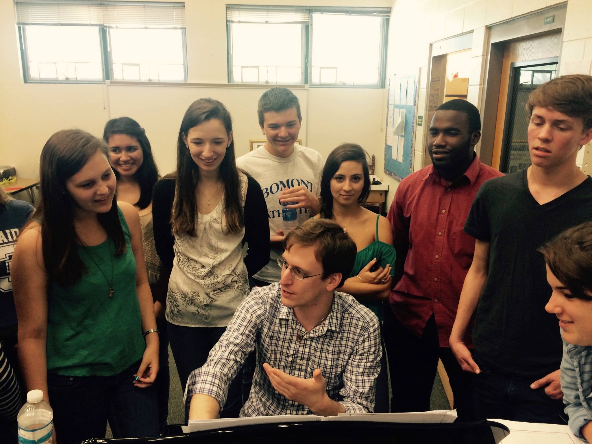 Introducing the Fort Myers Students to Songs of the Questioner.