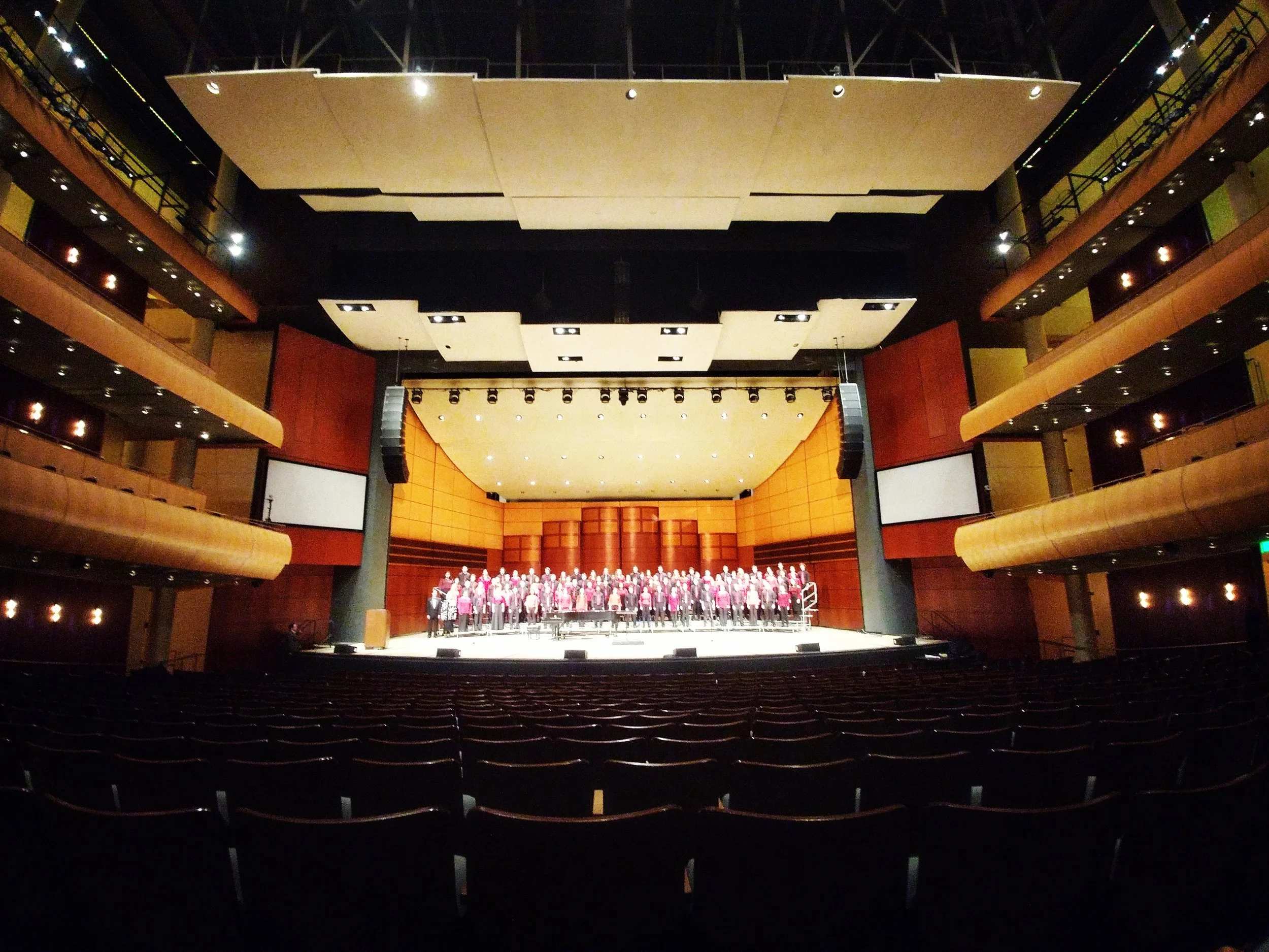 MSVMA Honors Choir in rehearsal.
