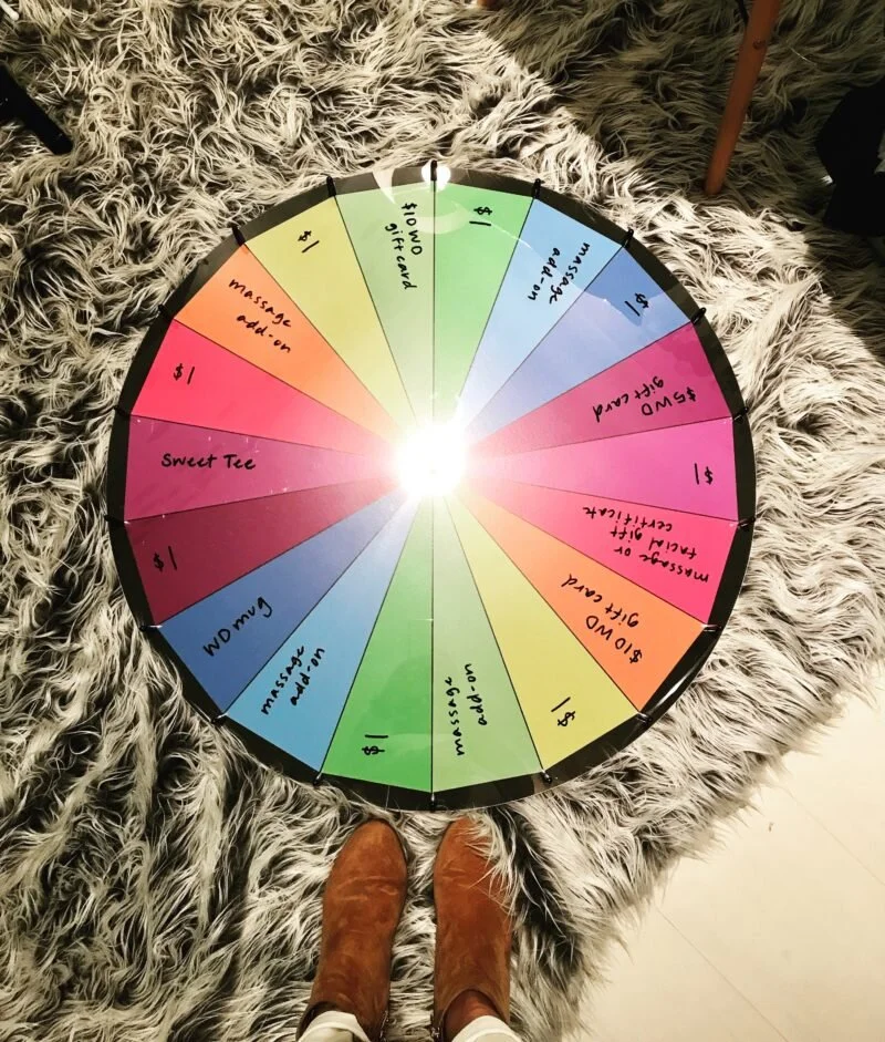 Share. Spin. Win.