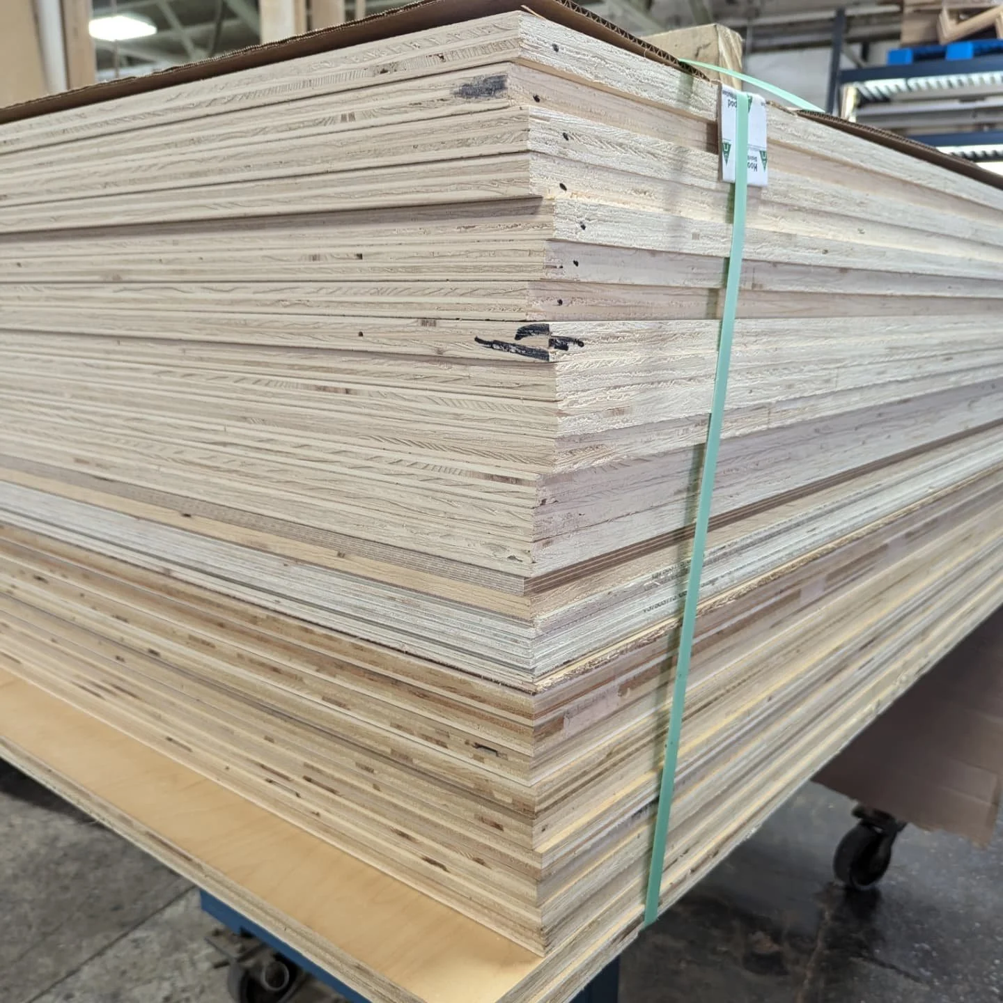 Good news, bad news.

Good News. Hidden in that pack of plywood is one special sheet. I have access to a limited supply of 12mm and 18mm baltic birch. Grade bb/bb, meaning there are patches on front and back (fewer on the front). Interestingly, the a