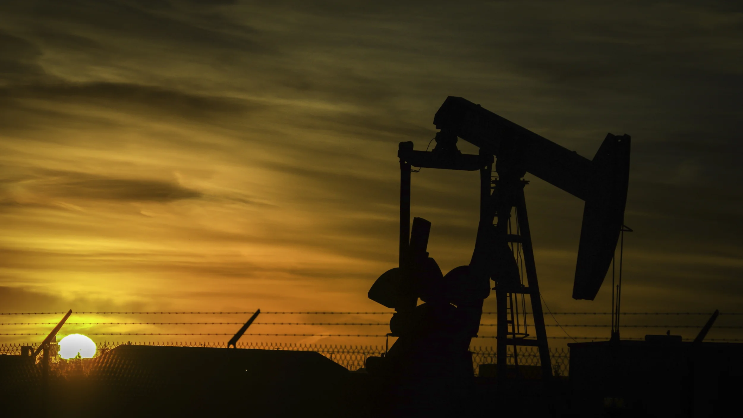 Pump Jack Silhouette