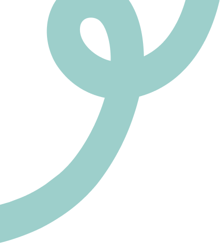 Close-up of a light blue stylized letter 'g' on a black background.