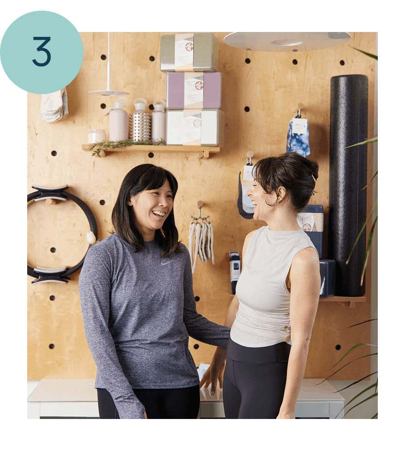 woman in a pilates class for back pain in seattle