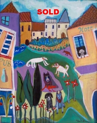 Dog Vacation Village with Hotel and Pub