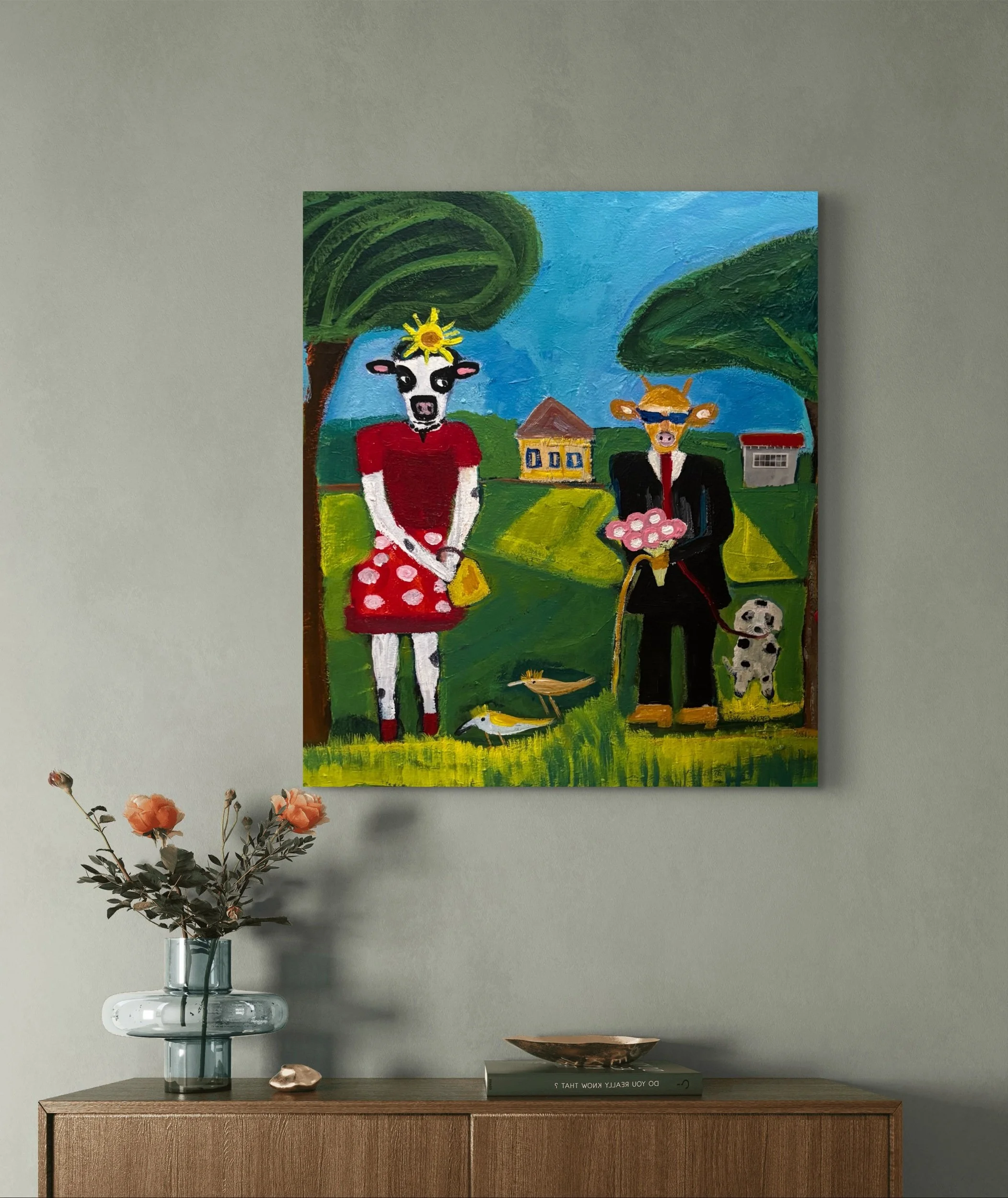 Ed and Edna with dog