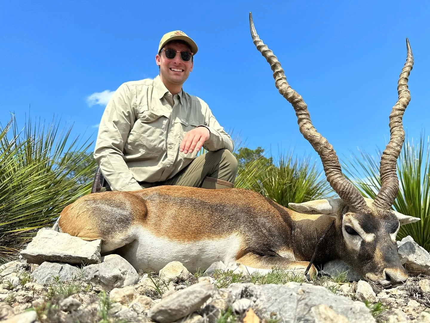 Skyscraper of a Blackbuck! Look no further for your next hunting trip, call Ranch Bellas Rocas to make a dream hunt come true with memories that&rsquo;ll last will last a lifetime! Stay up to date with the ranch by following us on Facebook and Instag
