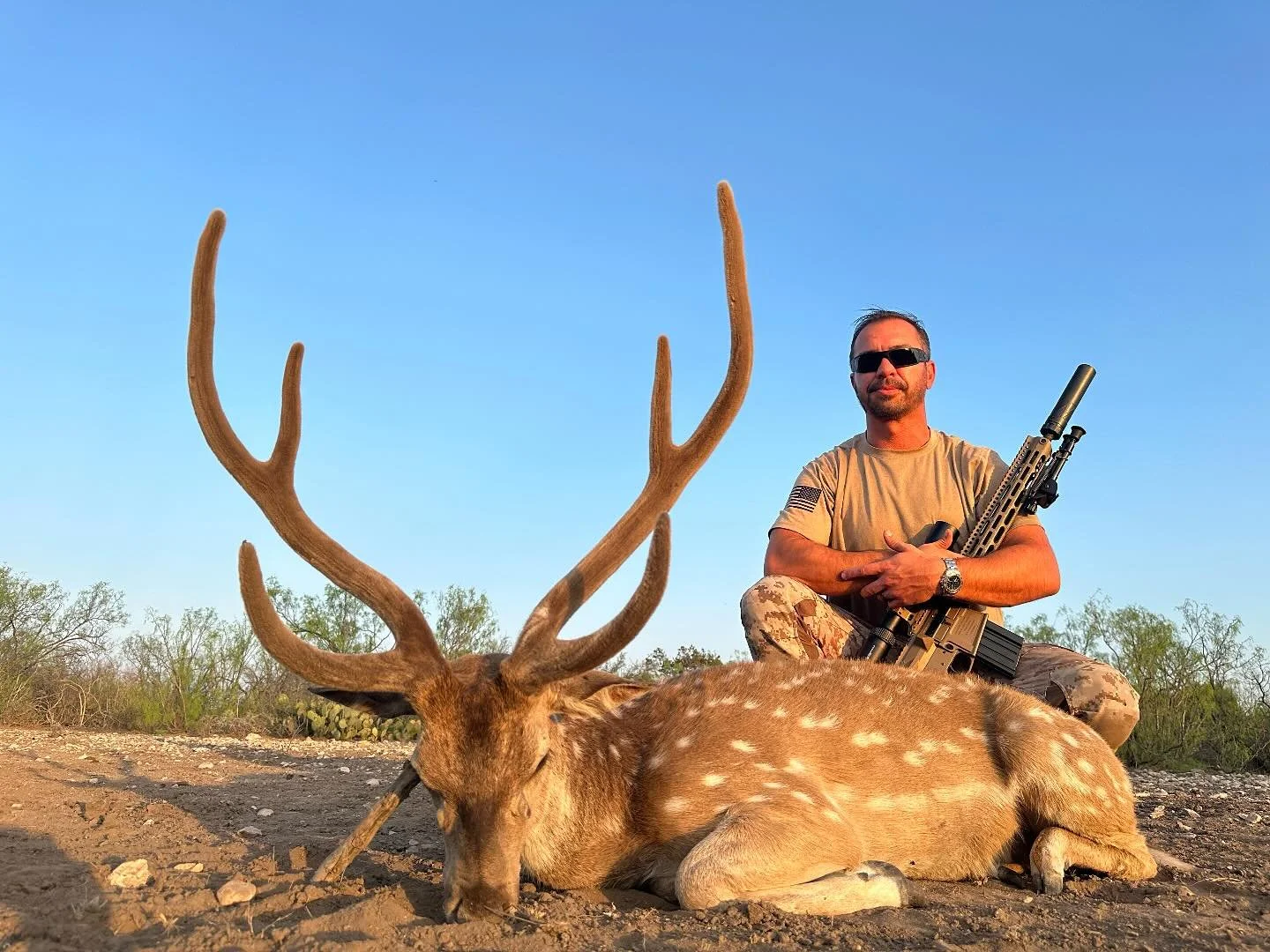 Heck of a first deer for a veteran hunt, special thanks to those who helped make this hunt happen and thank you for your service. Who&rsquo;s ready for fall hunting season? What better way to kick off the season with your own south Texas hunting adve