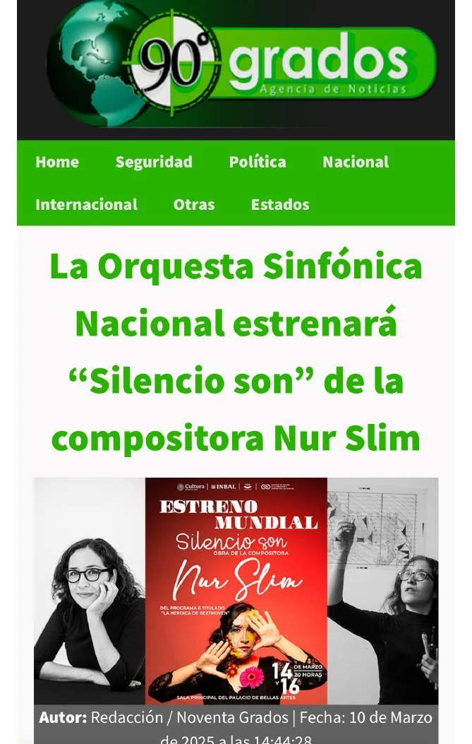 90 Grados · Silencio son, National Symphony Orchestra · March 2025