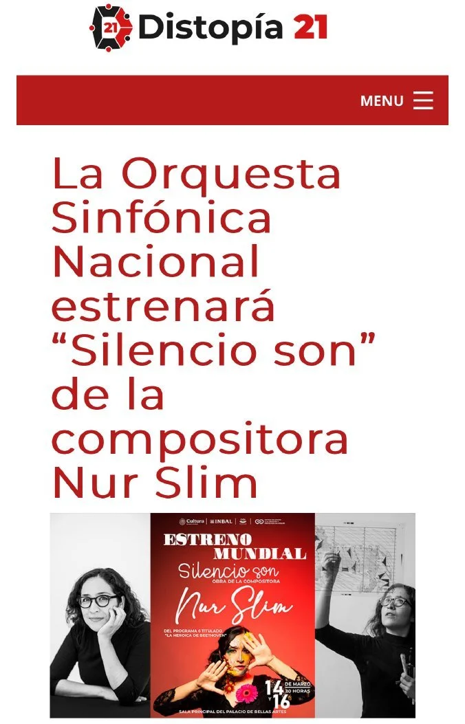 Distopía 21 · Silencio son, National Symphony Orchestra · March 2025