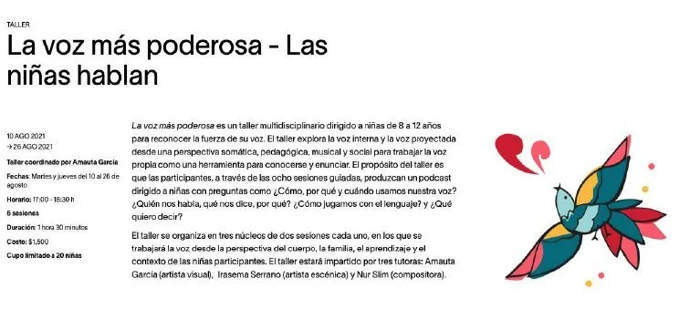 La voz más poderosa · Las niñas hablan