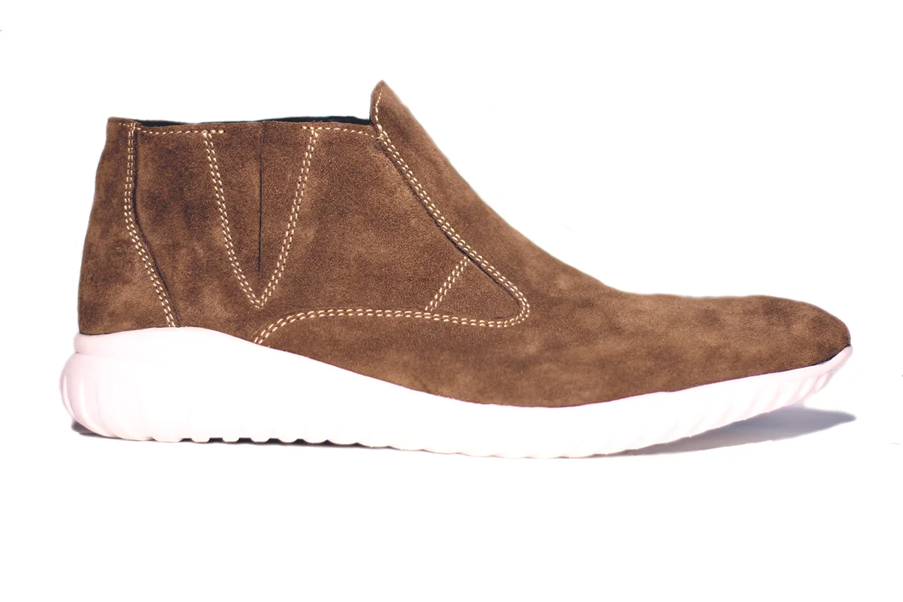 THE TEDDY BOOT * CACAO  ( MADE IN ETHIOPIA )